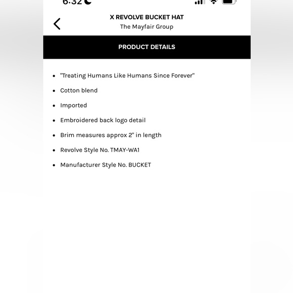 The Mayfair group x Revolve Bucket Hat in green 💚 - Picture 7 of 8